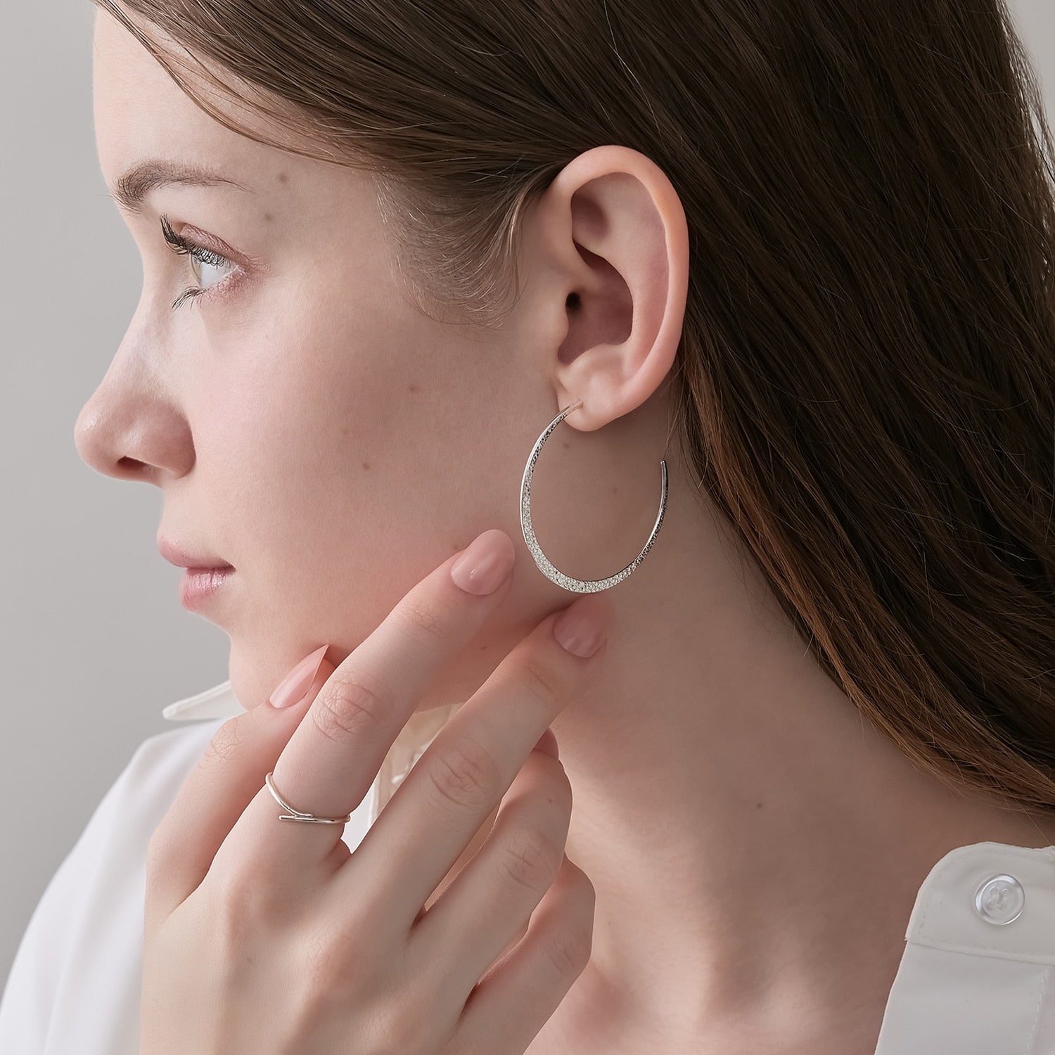 シルバーフープピアス｜ピアス｜ノジェス 公式オンラインストア