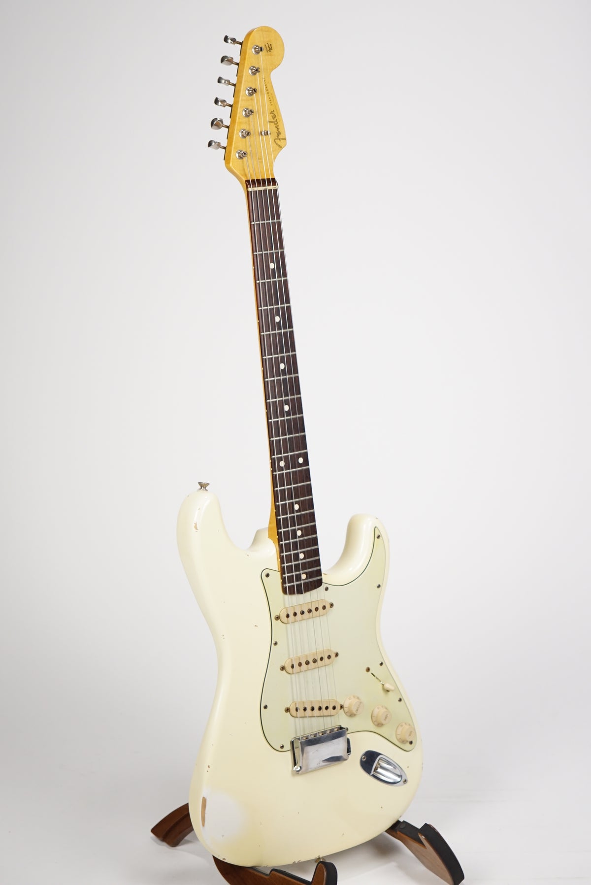 1996 Fender Custom Shop '60s Stratocaster Relic Olympic White