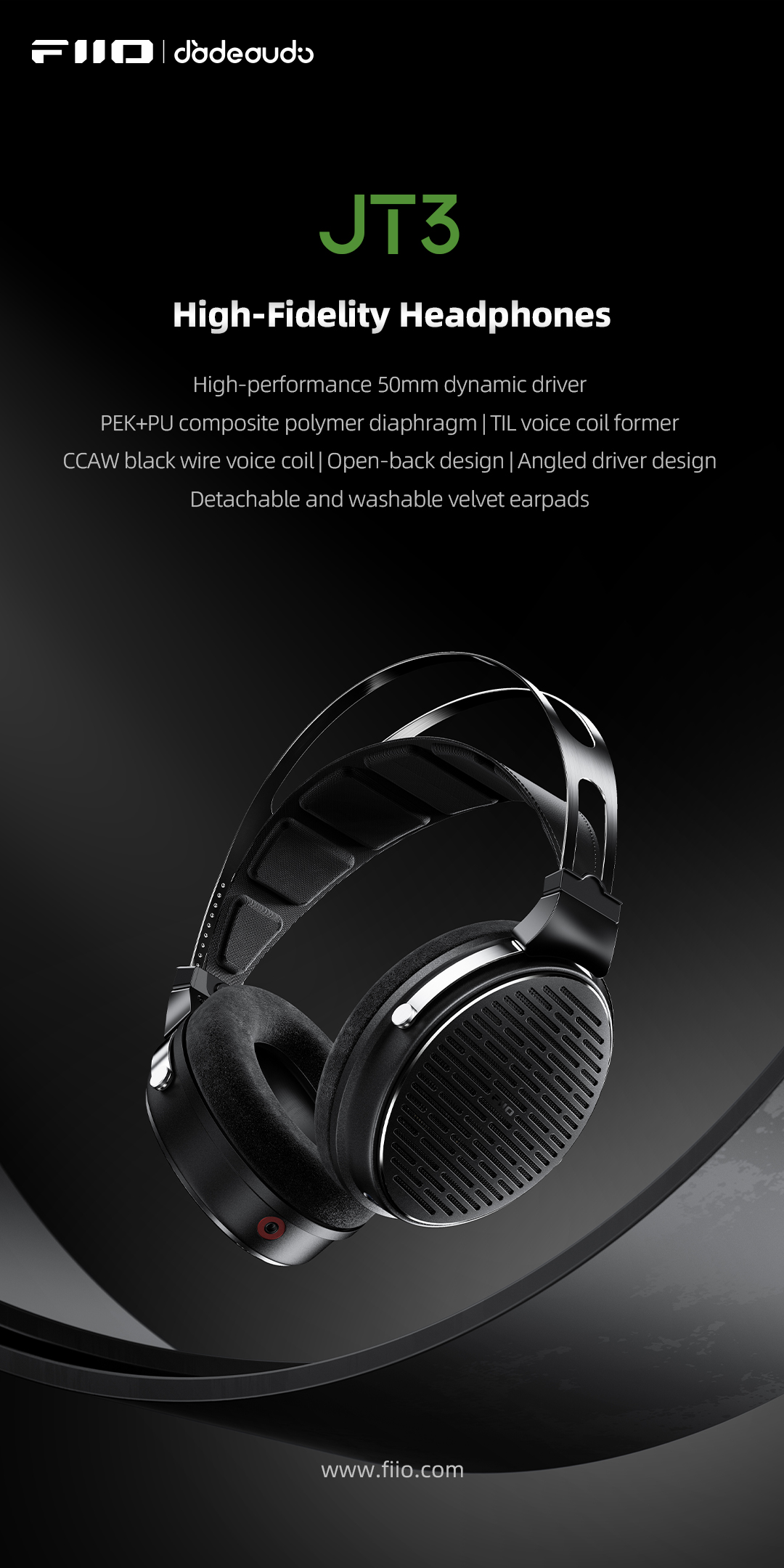 JadeAudio High-Fidelity Headphones JT3 Is Officially Released