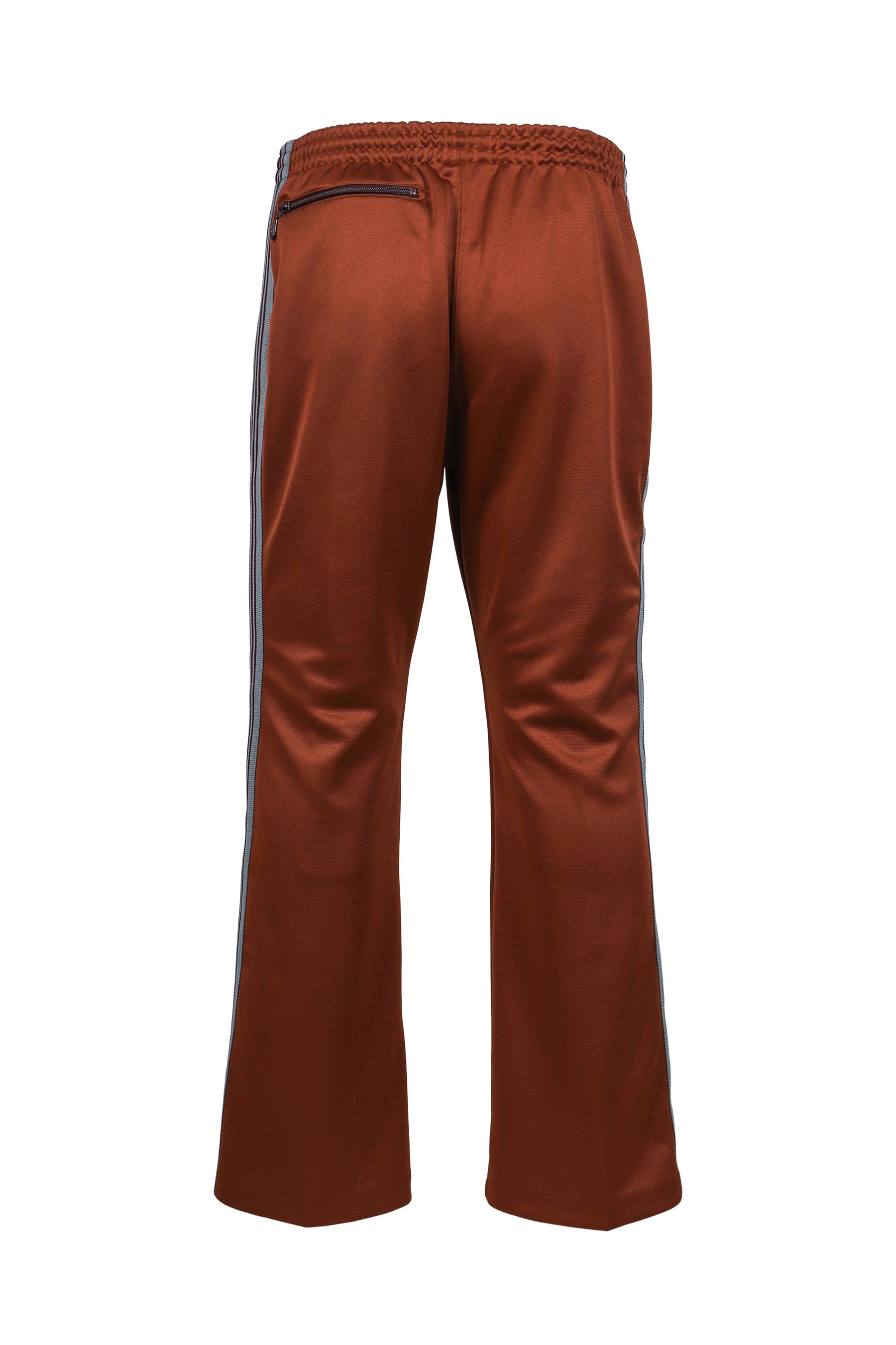 Needles ニードルス SS26 BOOT-CUT TRACK PANT - POLY SMOOTH / RUST