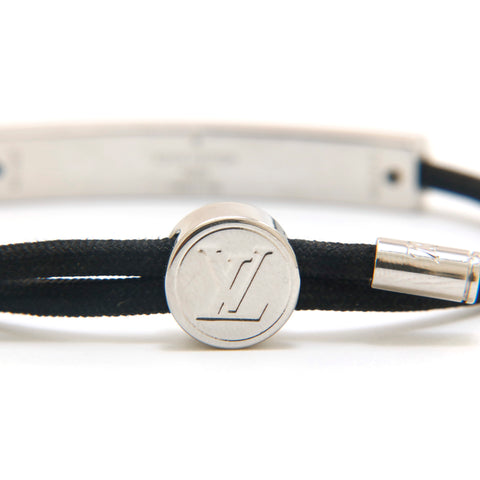 ルイ・ヴィトン LOUIS VUITTON ブラスレ LVスペース 紐 ブレスレット