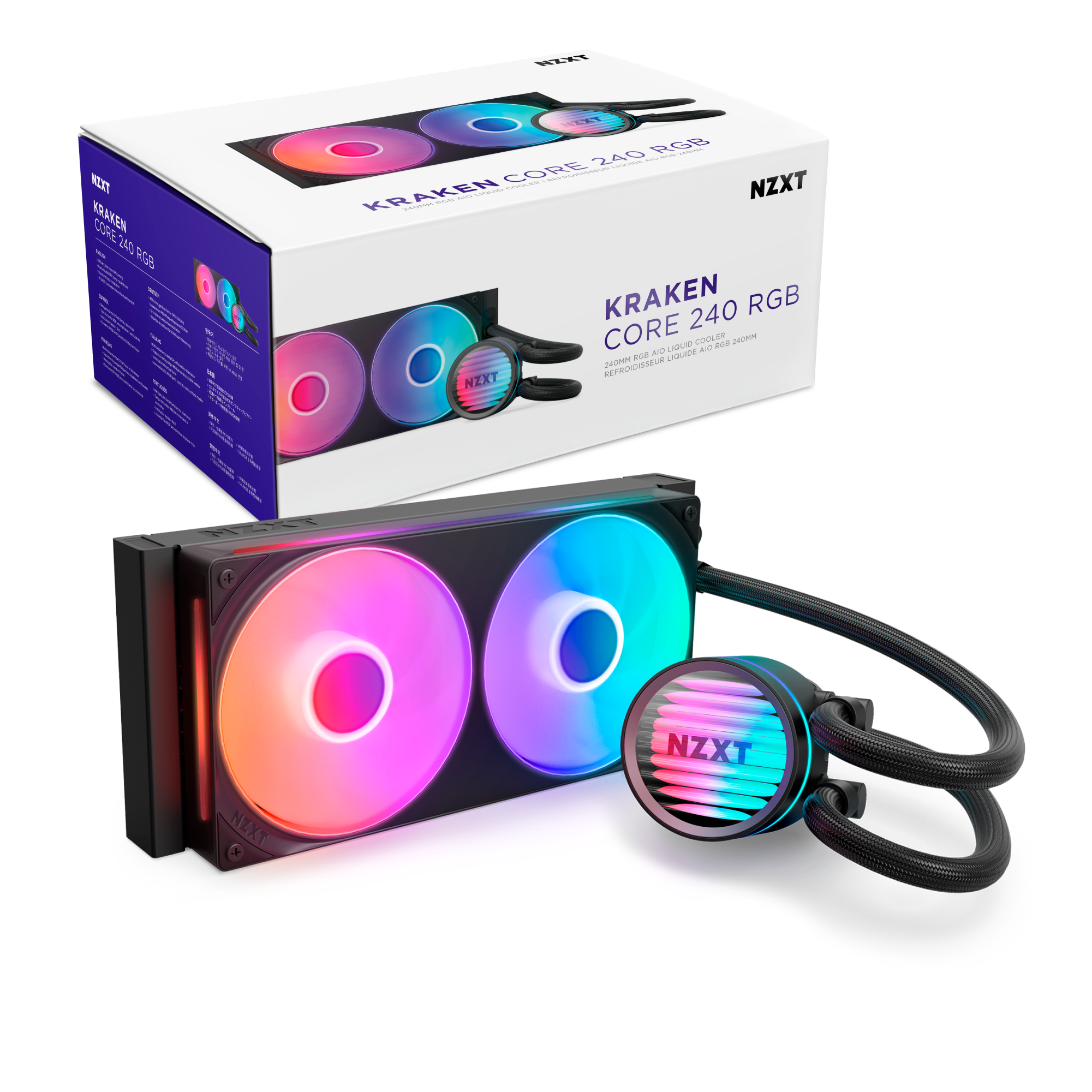 NZXT | Kraken Core 240 RGB | 240mm AIO Liquid Cooler