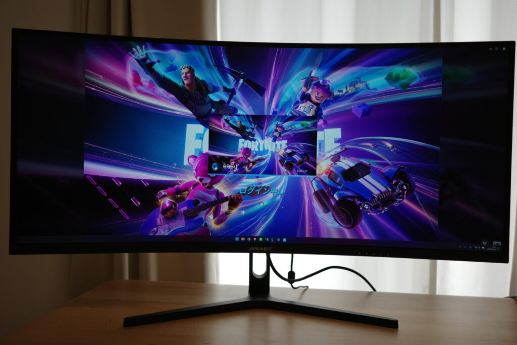 ウルトラワイド湾曲ゲーミングモニター34型を使ってみた｜JAPANNEXT JN