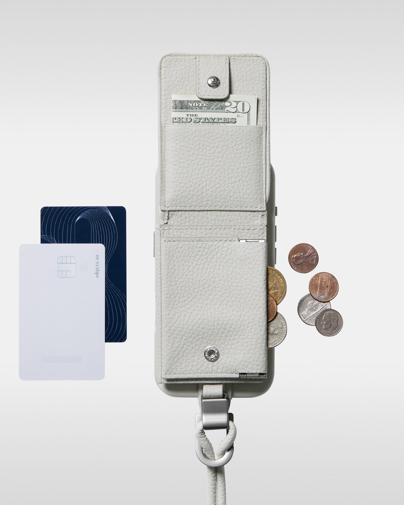 レザー製 iPhoneケース セット / 着脱可能ストラップ付スマホケース