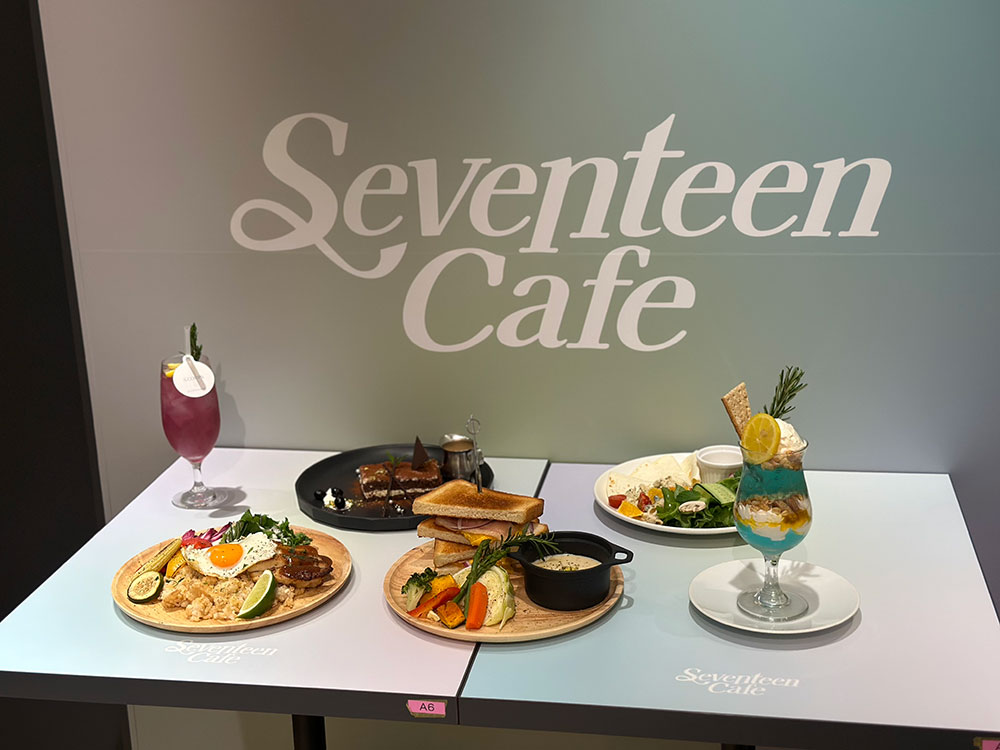メニューにオリジナルアイテム、店内…「SEVENTEEN CAFE」の様子を徹底