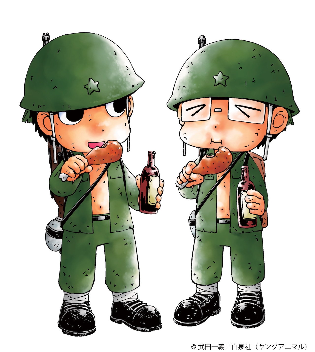 映画「ペリリュー」戦場でのクリスマスを描いたイラスト、新たな入場者