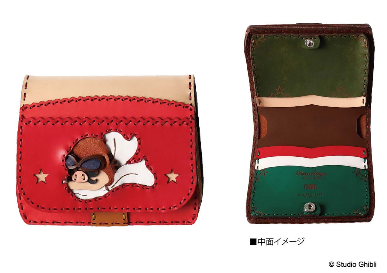 GBL 紅の豚 オジャガデザイン ショートウォレット ポルコ」 [画像