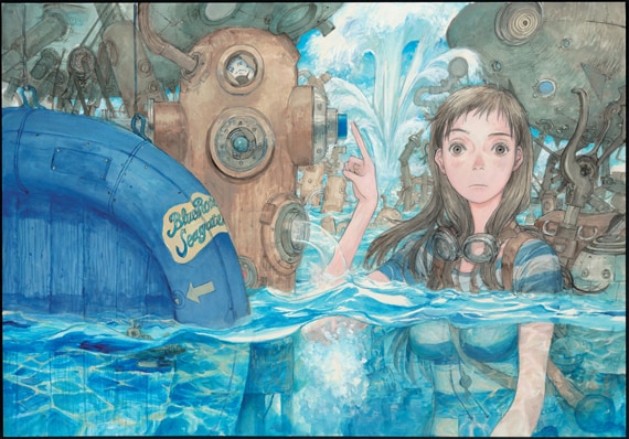 鶴田謙二の直筆サイン入り複製原画を新たに受注販売、画集も制作中