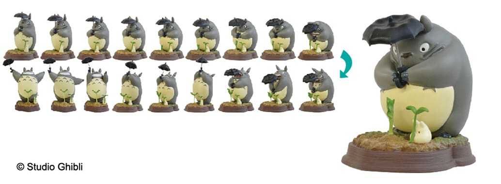 となりのトトロ30周年記念グッズ登場、ドンドコおどりのコマ撮り