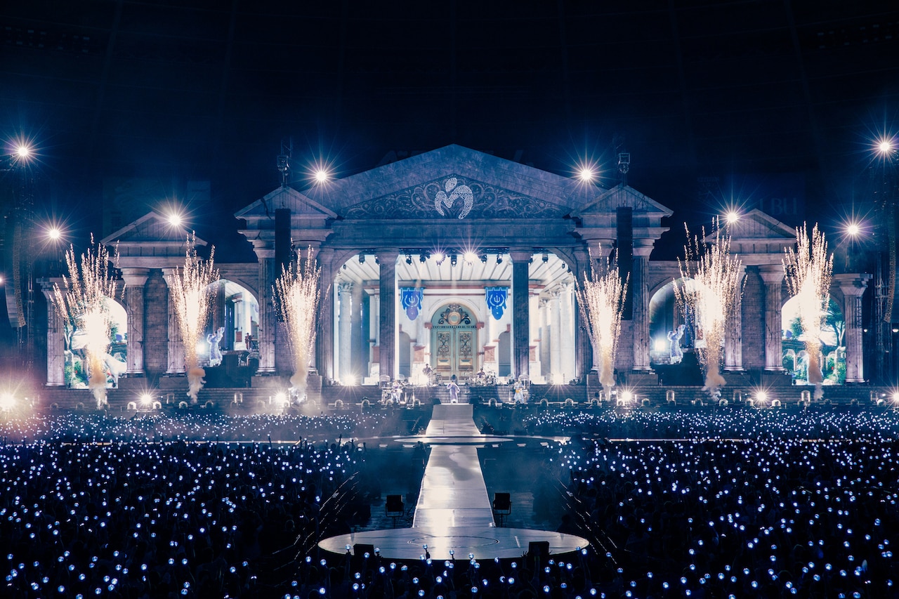 Mrs. GREEN APPLE DOME LIVE 2023 “Atlantis”」の様子。（撮影：田中聖