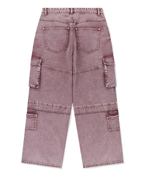 mahagrid/マハグリッド』 WIDE CARGO DENIM PANT/ワイドカーゴデニム
