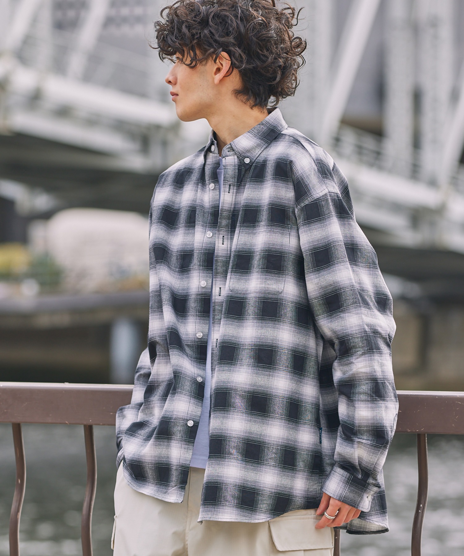 HECT】Big Oxford BD L/S Shirt / ビッグシルエットボタンダウン