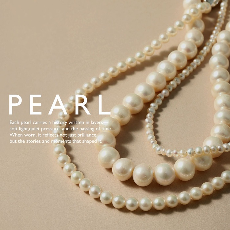 WEB限定》パールフープピアスS K10（両耳）（ピアス（両耳用