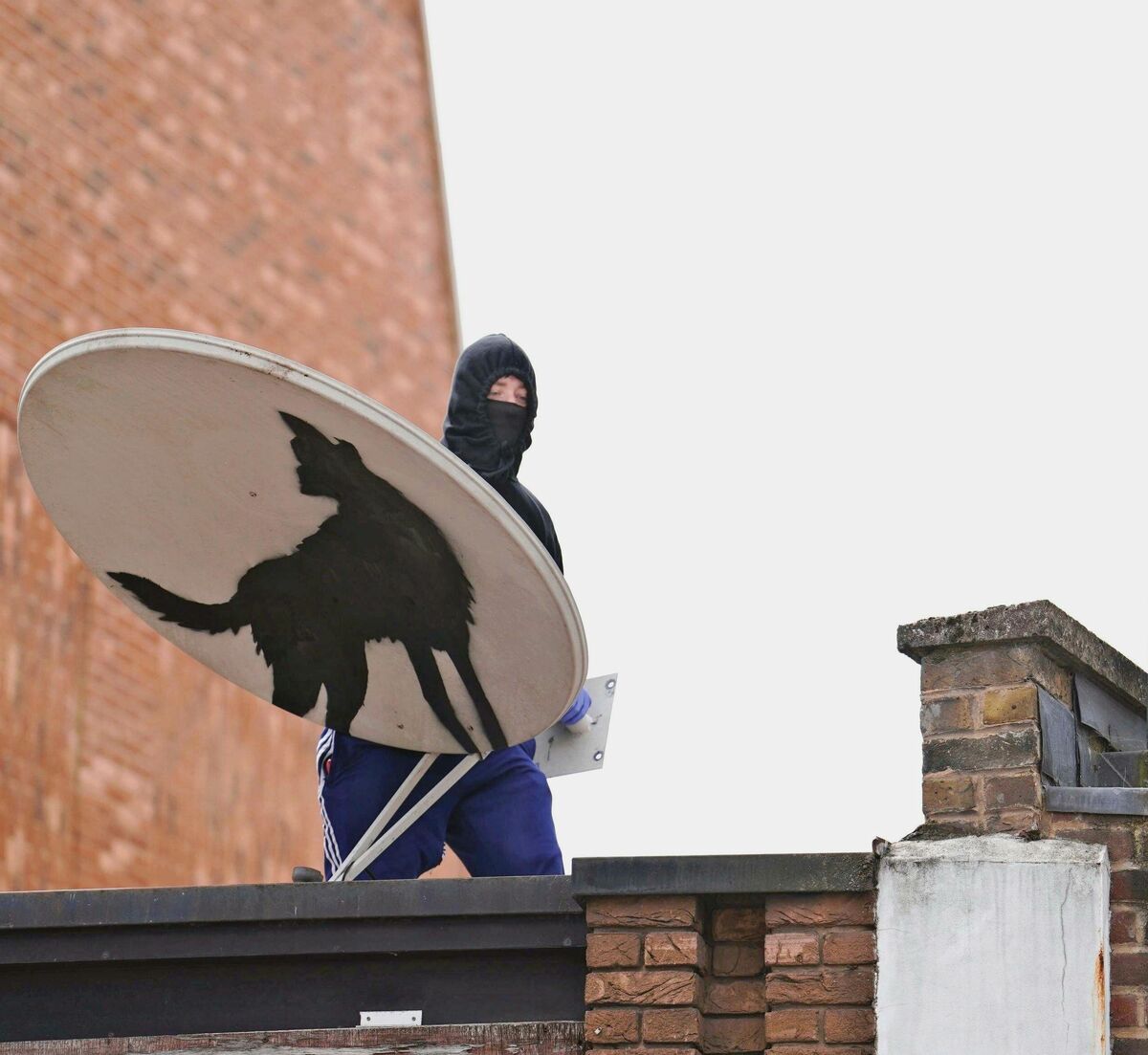 バンクシー新作盗まれる 4作目オオカミ 公開すぐ 英国 | 沖縄タイムス