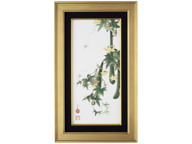 伊藤若冲筆・糸瓜群虫図 大倉陶園公式オンラインショップ 高級洋食器