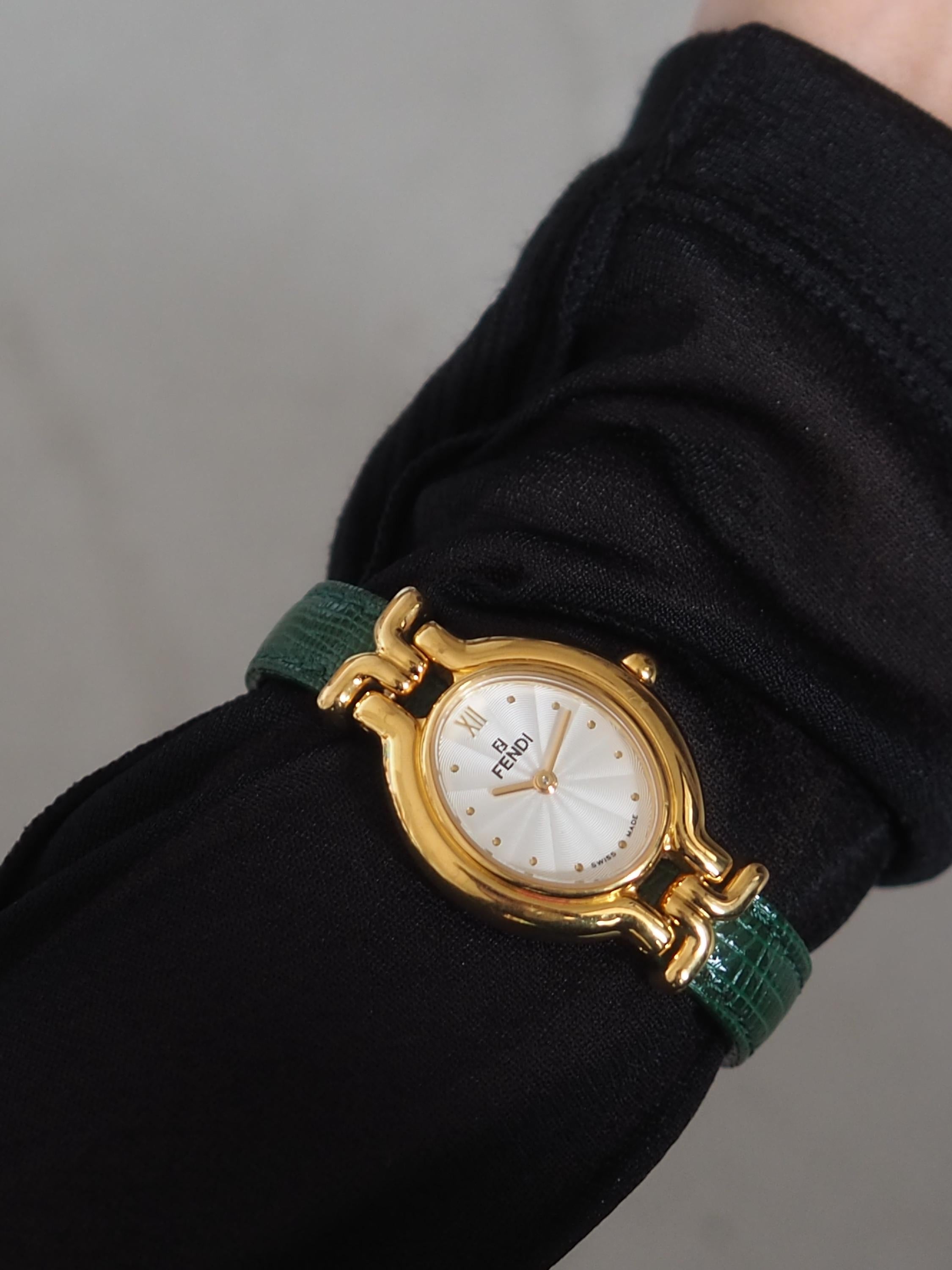 FENDI フェンディ カメレオン ウォッチ 腕時計 ゴールド チェンジ