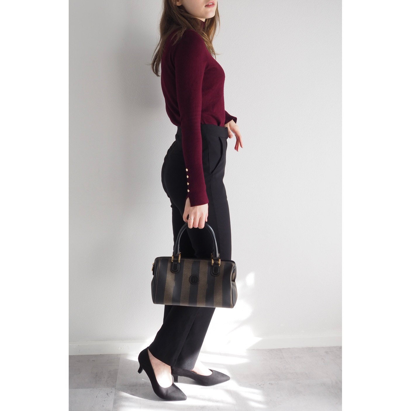 FENDI ペカン ミニ ボストンバッグ