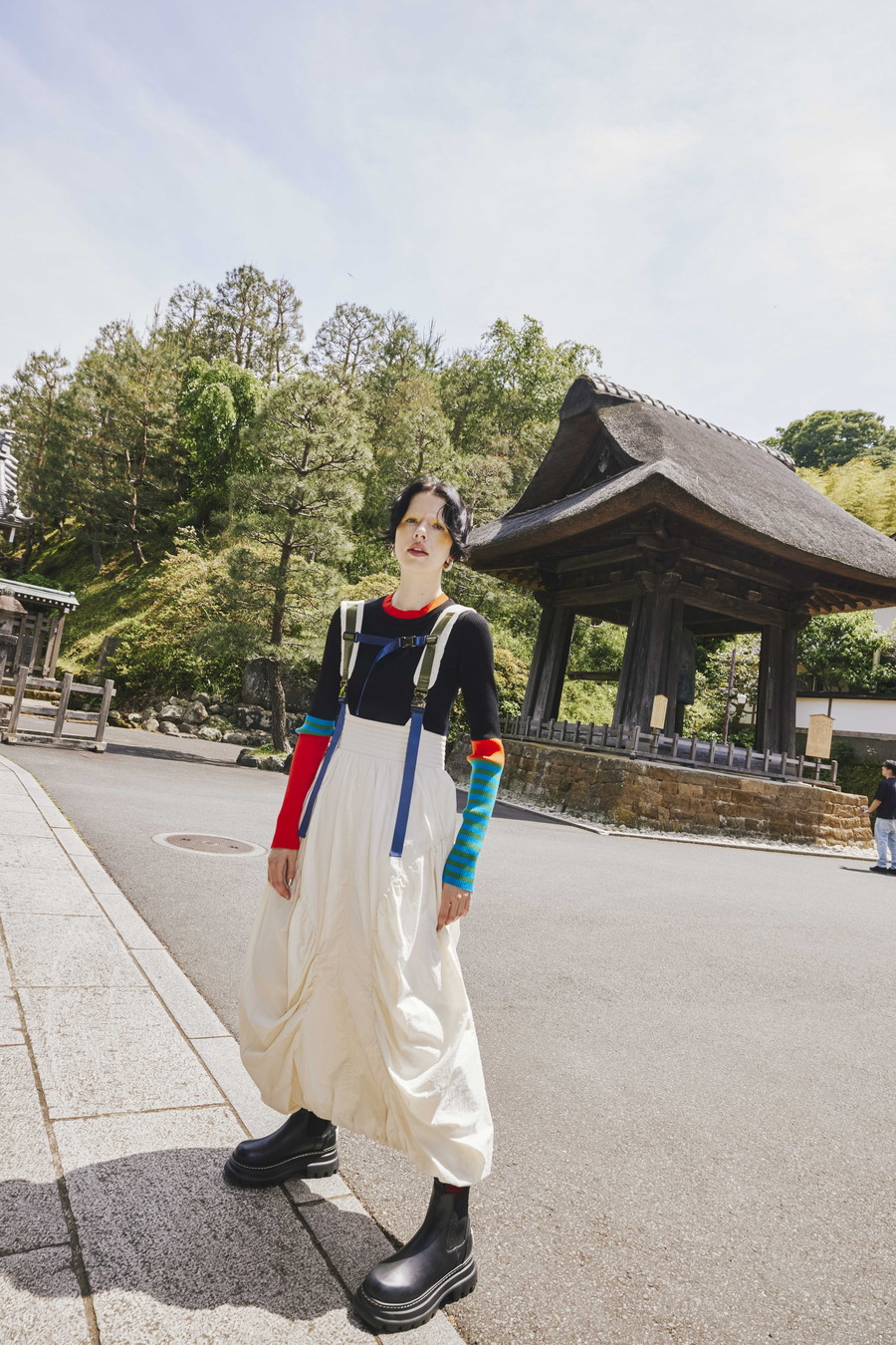 OMMO ONLINE STORE / MIX SHOULDER BALLOON OP