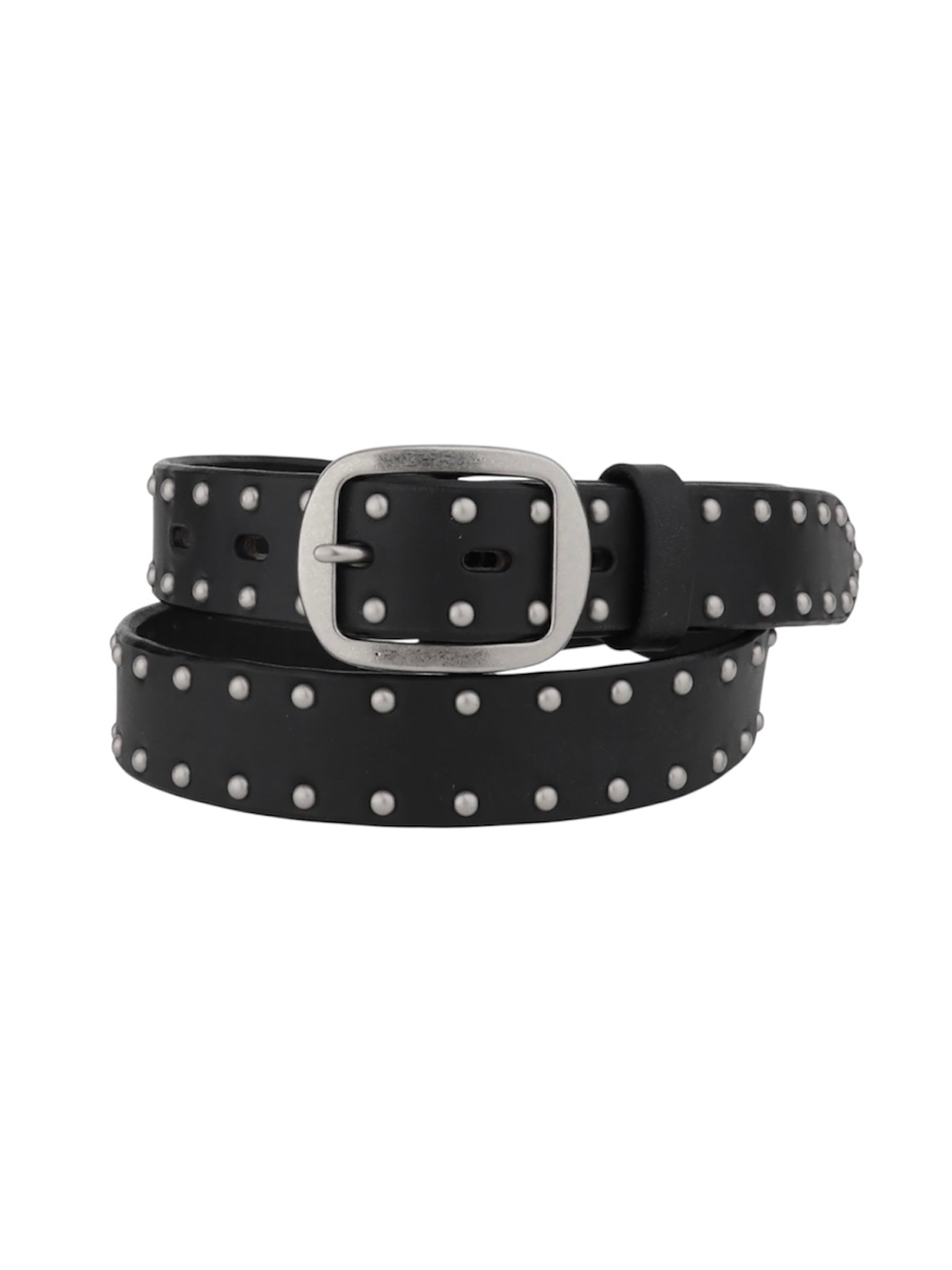 LEATHER BELT WITH STUDS