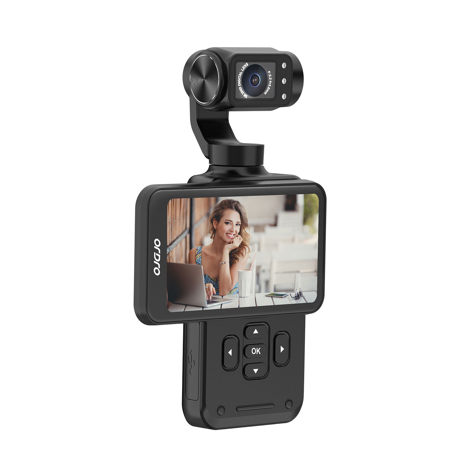 ORDRO M5 pocket camera handheld gimbal anti-shake vlog shooting