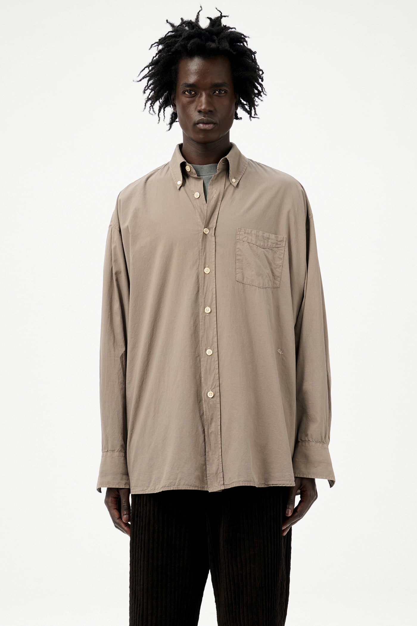 Our Legacy - Borrowed BD Shirt Clay Cotton Voile