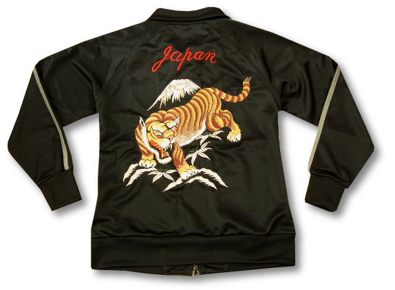 スカジャージ TT64727 タイガー虎総刺繍 東洋エンタープライズ