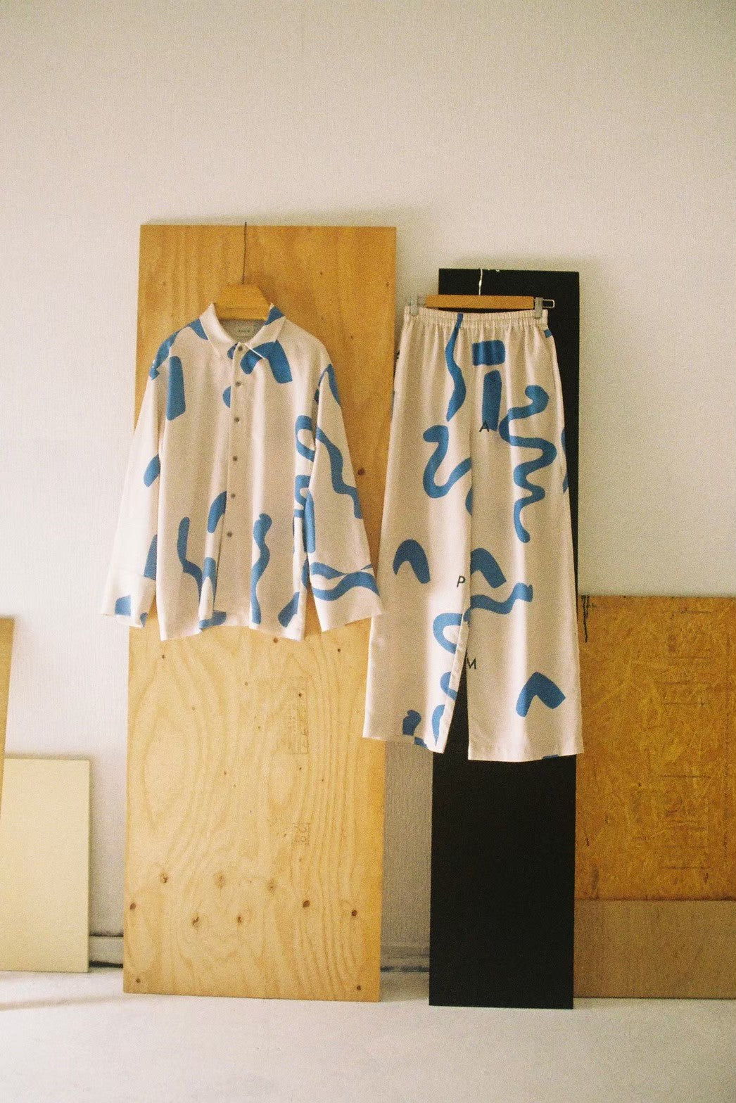 thanks sea pajamas(クリーム×ブルー) – pamm.officialstore