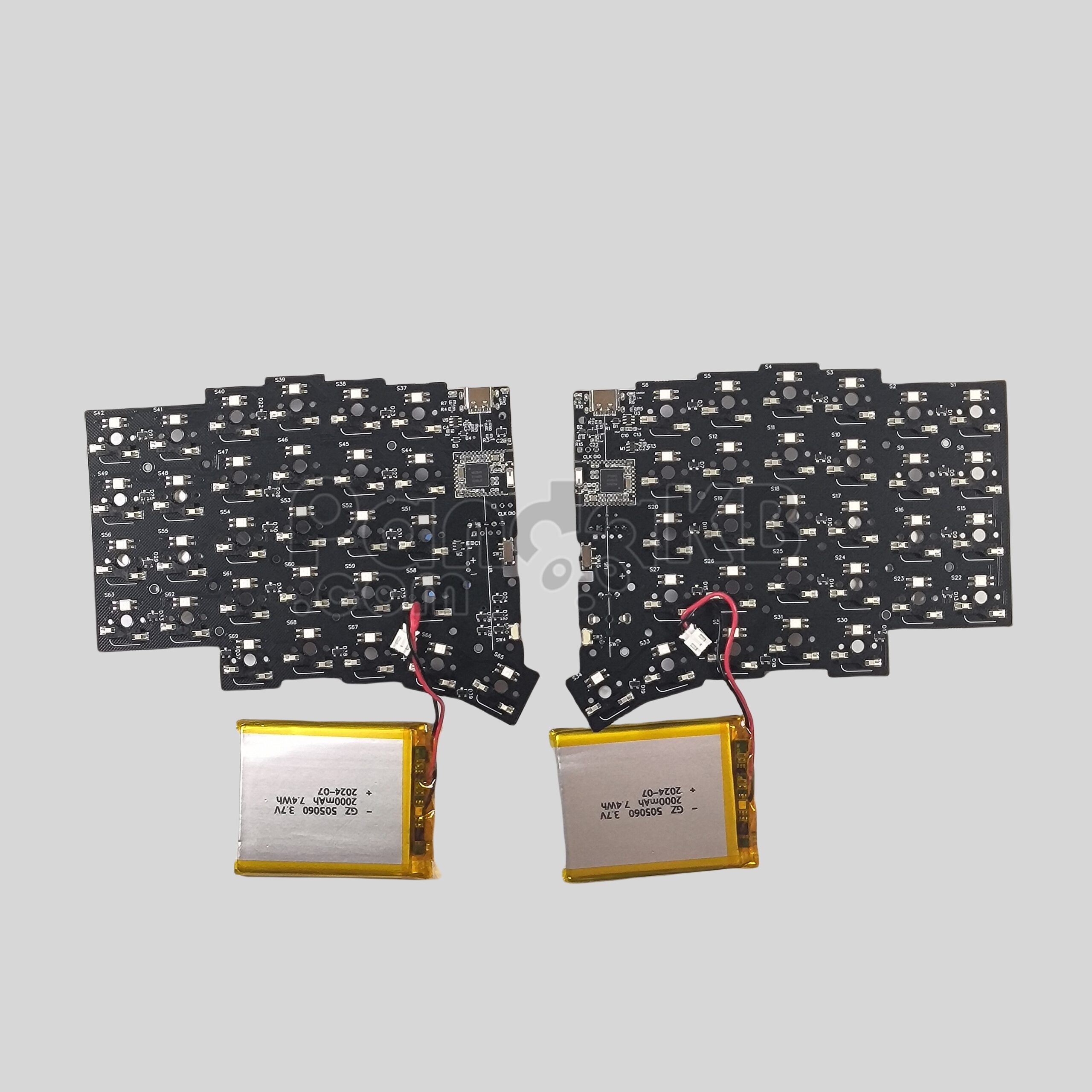 Sofle-J MX ZMK Wireless Keyboard with 5-way Switch and Knob - PandaKB