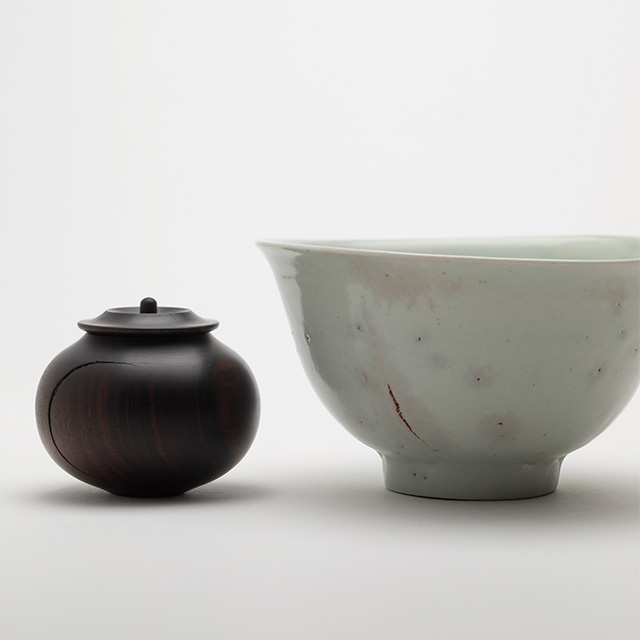 薪窯白磁 片口 大 | Works | 田淵太郎 | panorama