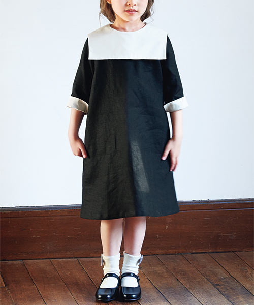 BT390 セーラーカラーのワンピース(女の子) | パターンの通販サイト