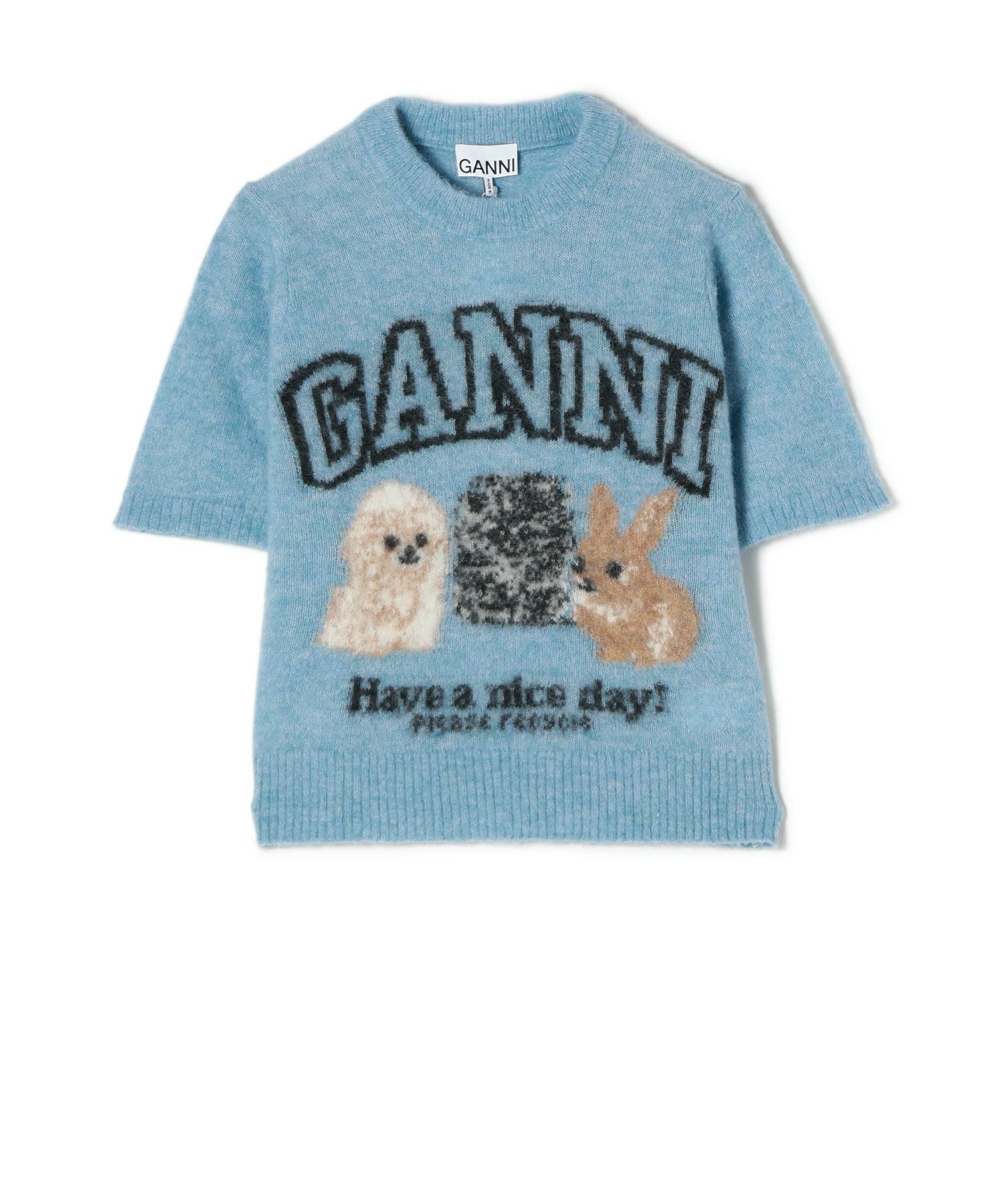 GANNI(ガニー)】 BLUE ANIMAL JUMPER｜PARIGOT ONLINE（パリゴオンライン）