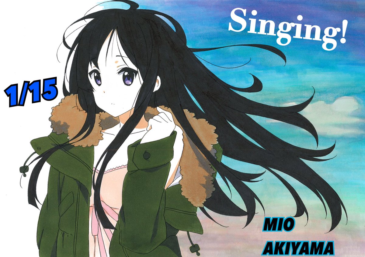 澪 Happy Birthday！！！ 誕生日おめでとう✨ 記念にイラスト描きまし