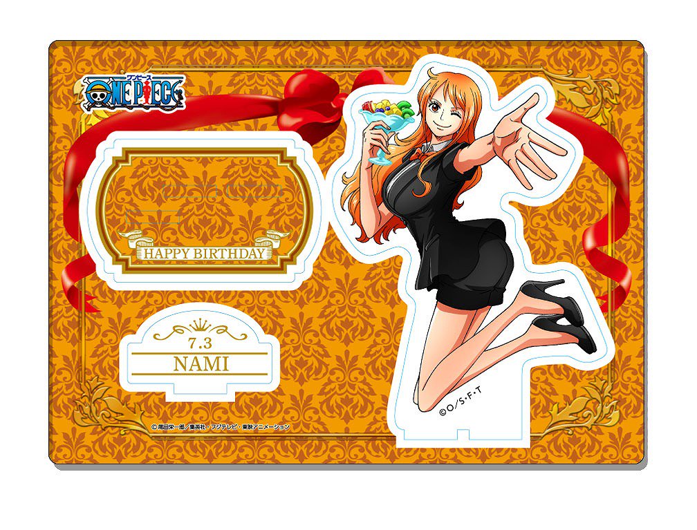 新商品】麦わらストア限定 バースデーアクリルスタンド ナミ 1,500円+