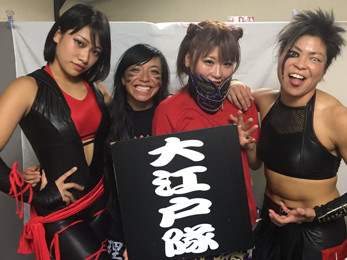 🔶中野たむが大江戸隊に正式加入！ メインの花月vs木村花戦後