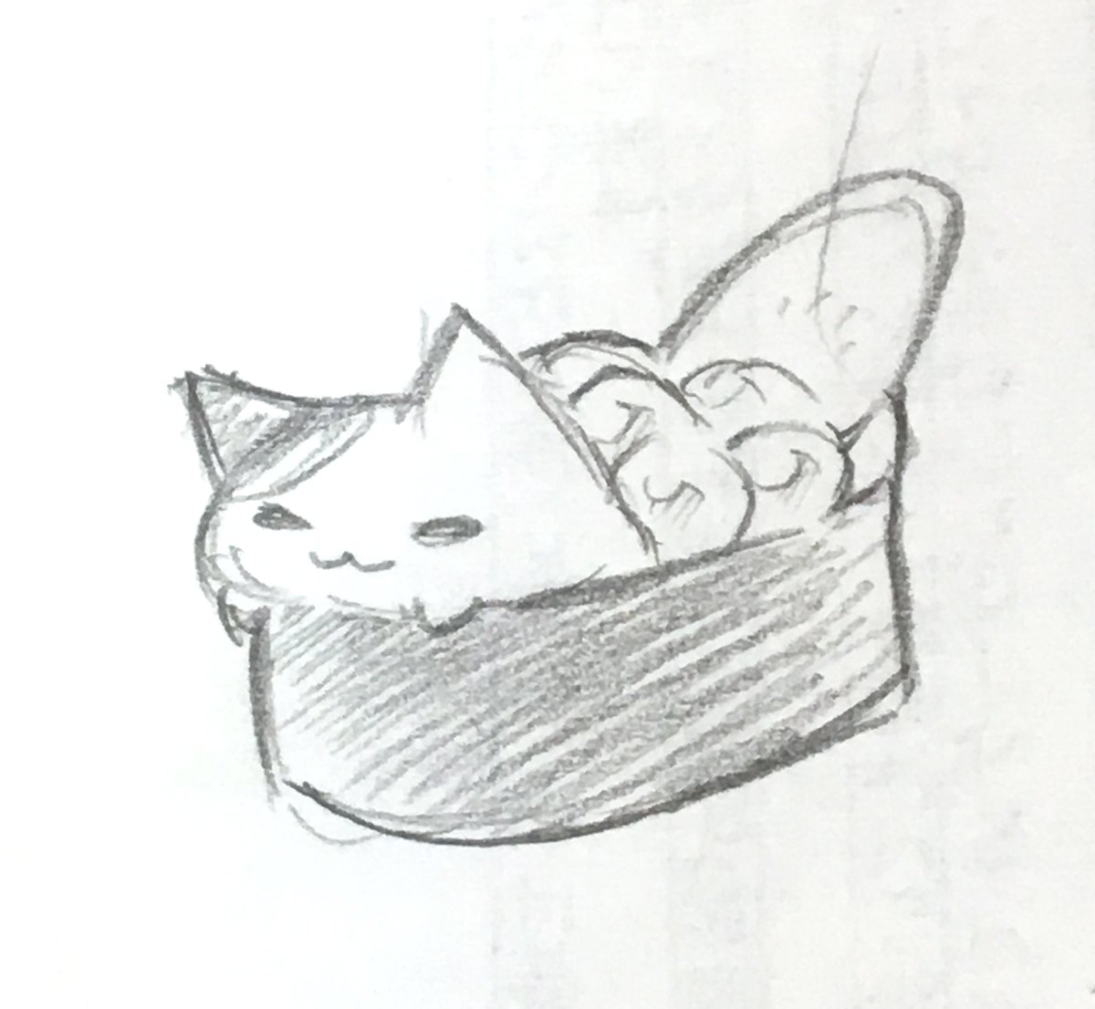 スケッチ「おすし＜3＞」 #ねむネコ #nemuneko