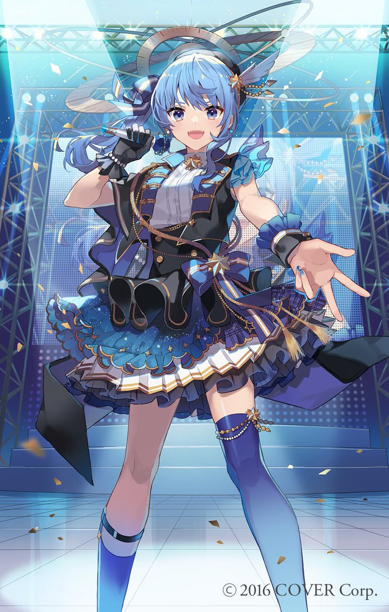 星街すいせいさんの誕生日＆活動三周年記念タペストリーのイラストを