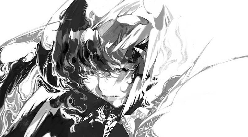 個展作品紹介】 「doodle」 167x297mm 仕様：ステンレスにUV印刷