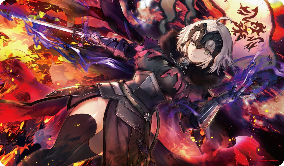 C97頒布情報⑬🍎】 FGO新作プレイマット、ジャンヌ・ダルク〔オルタ