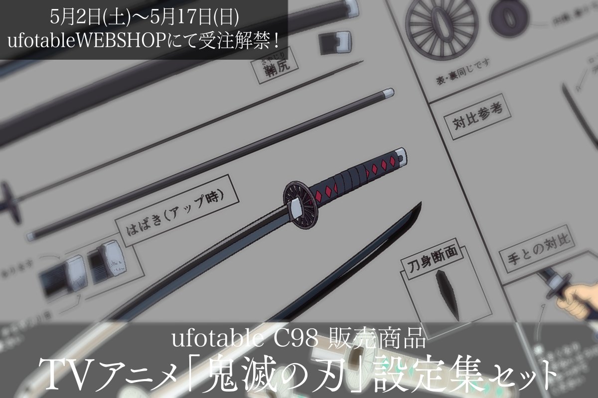 TVアニメ「鬼滅の刃」設定集セット】 ◇メインキャラクター・小物設定