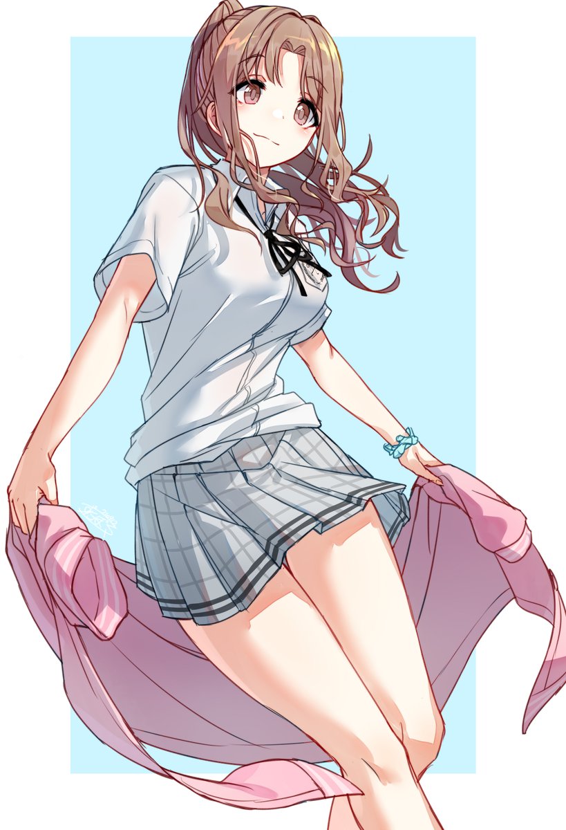 シャニマス #ノクチル #市川雛菜 最近雨いからポニひななちゃん！！