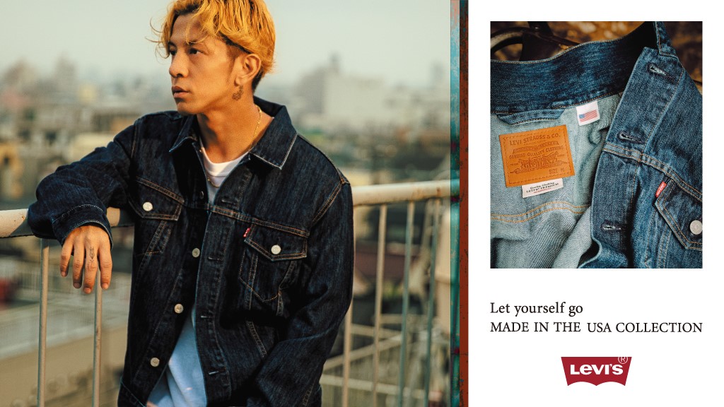 Levi's® MIU 】 活動の幅を精力的に広げ、各シーンで活躍しているKj