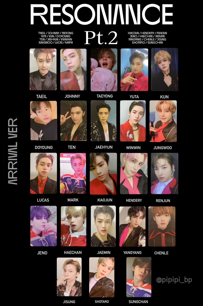 NCT ヘチャン トレカ 2020 pt.2 Kpop NCT 2020 RESONANCE Pt. 2