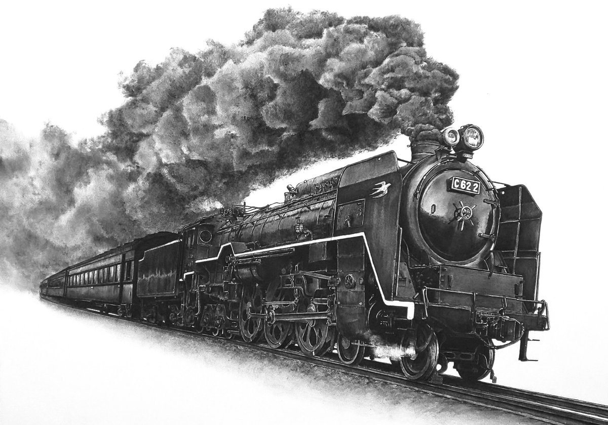 貴重☆】C62型 蒸気機関車 絵画 写真 壁掛 SL 貴重☆】C62型 蒸気