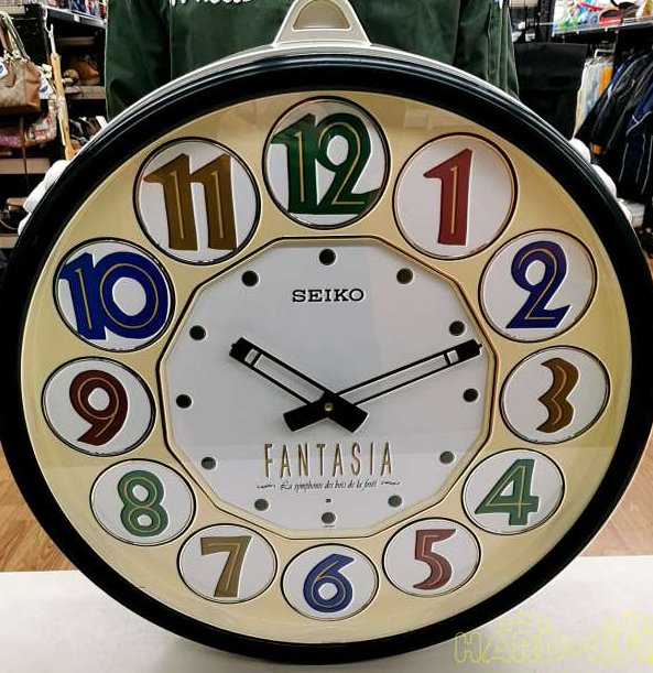 SEIKOのからくり掛け時計ファンタジア（RE540M）を買取させていただき