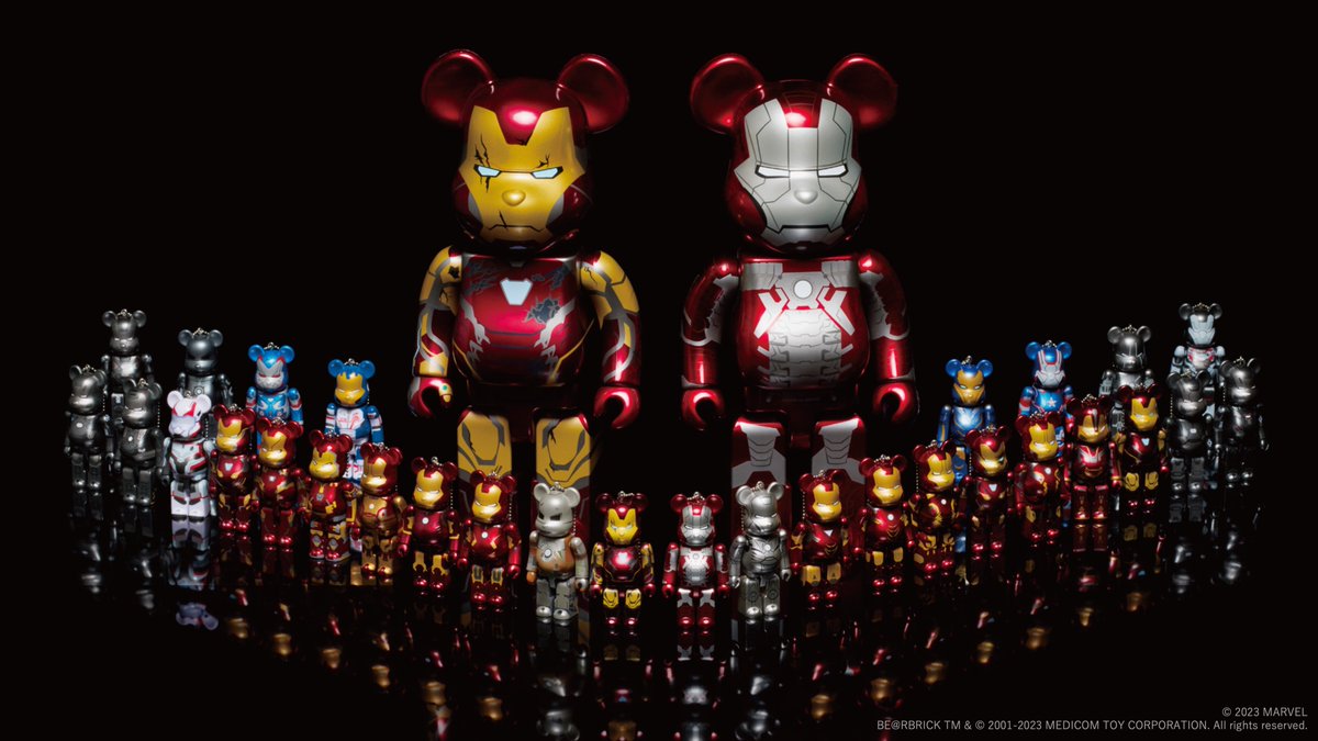 I am IRON MAN” 「#IRONMAN」の歴代アーマースーツが大集結した