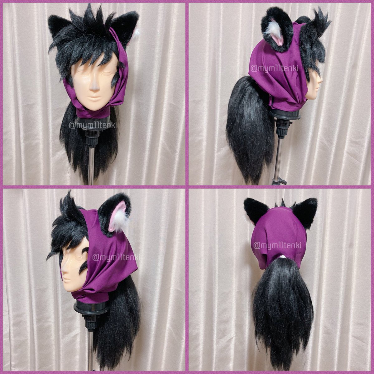 まゆめズラ工房 RKRN//忍たま 浜守一郎 ウィッグ ①頭巾あり +ナンジャ