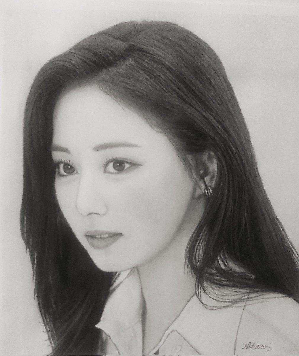 TWICE ツウィ♡ちゃんの似顔絵完成です。 少しでもいいと思ったら