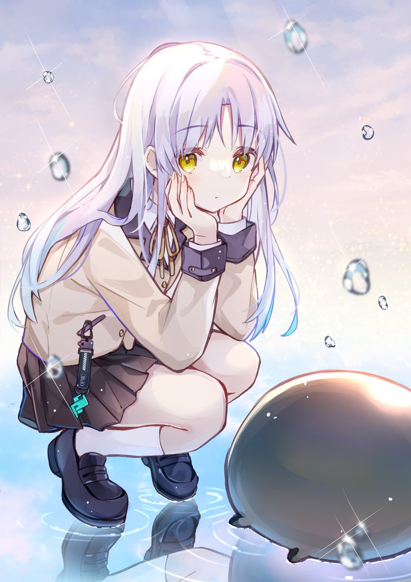 ヘブンバーンズレッド』の応援イラストとして「立華かなで」を描かせて