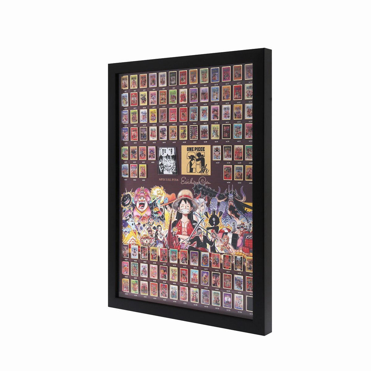 予約受付中】 『ONE PIECE』連載25周年記念 額装ピンズセット ［1巻