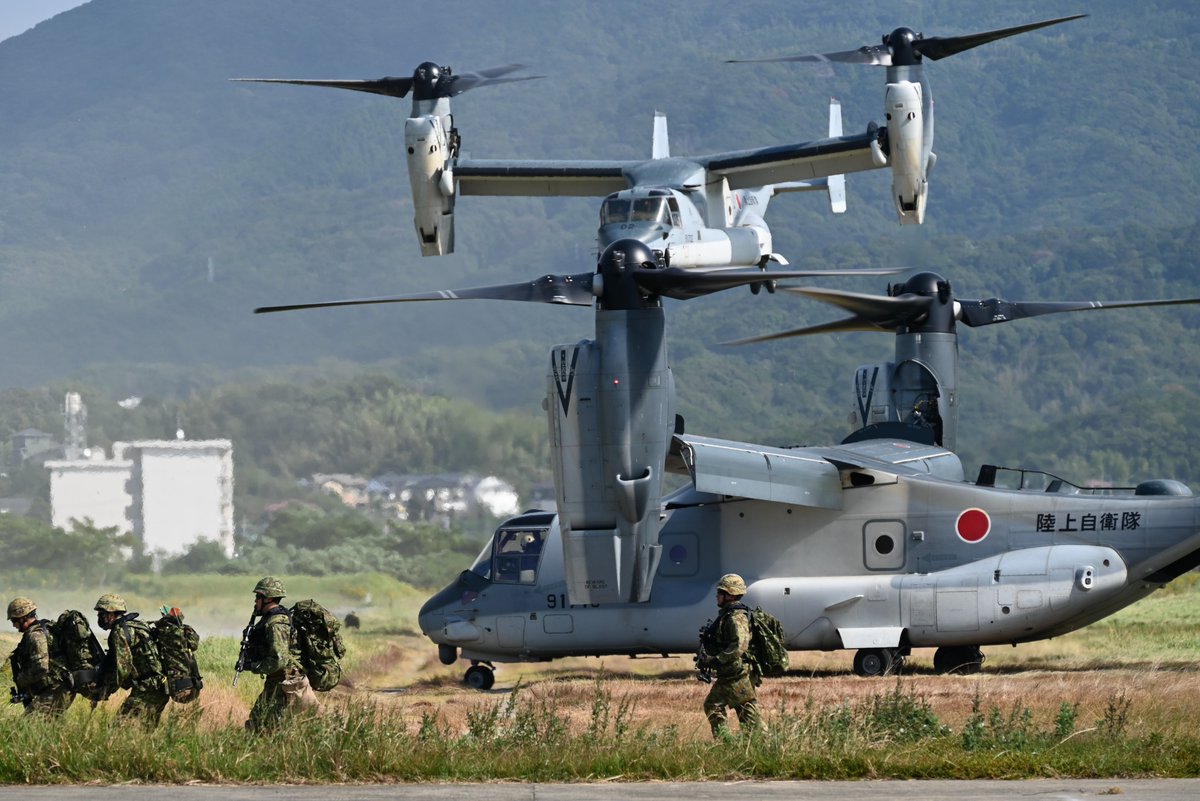 07JX（水陸機動団と輸送航空隊による連携訓練）】 ＃陸上総隊 は